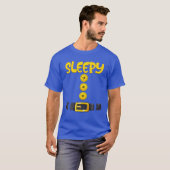 Sleepy Zwarf Halloween Kostüm Funny Gift Idee Sle T-Shirt (Vorne ganz)