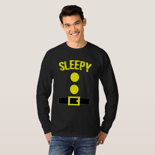 Sleepy Zwarf Halloween T-Shirt (Vorne ganz)