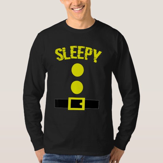 Sleepy Zwarf Halloween T-Shirt (Vorderseite)