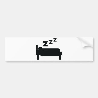 Sleepyhead zzz Schlafen Autoaufkleber
