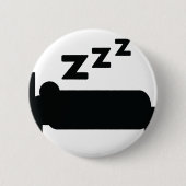 Sleepyhead zzz Schlafen Button (Vorderseite)