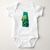 Sleepytime Cthulhu Säuglings-Strampler Baby Strampler (Vorderseite)