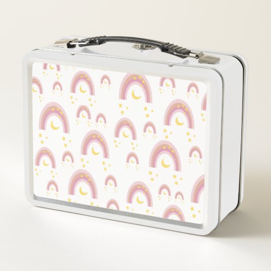 Sleepytime Rainbow - Niedlich Custom Metall Brotdose (Rückseite)