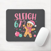 Sleigh 67 Gingerbread Christmas Six Seven Meme Vir Mousepad (Mit Mouse)