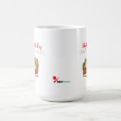 Sleigh All Day and Nap After Funny Christmas Kaffeetasse (Mittel)