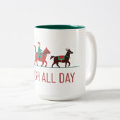 Sleigh All Day Christmas Zweifarbige Tasse (VorderseiteRechts)