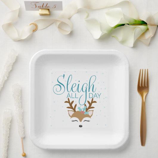 Sleigh All Day Holiday Paper Teller (Hochzeit)