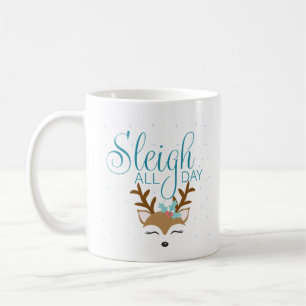 Sleigh All Day Holiday Tasse