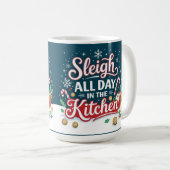 Sleigh all day in the kitchen kaffeetasse (VorderseiteRechts)