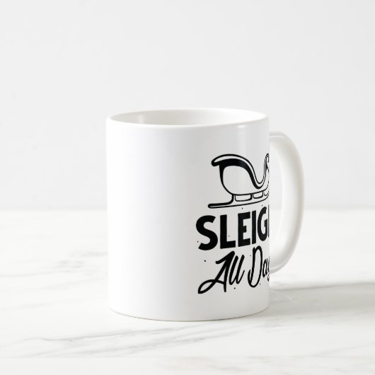 Sleigh All Day Kaffeetasse (VorderseiteRechts)