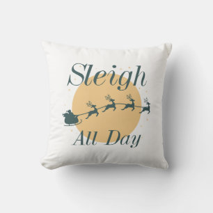 Sleigh All Day Kissen