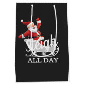 Sleigh All Day Mittlere Geschenktüte (Rückseite)