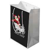 Sleigh All Day Mittlere Geschenktüte (Rückseite Schrägansicht)