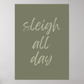 Sleigh all day poster (Vorne)