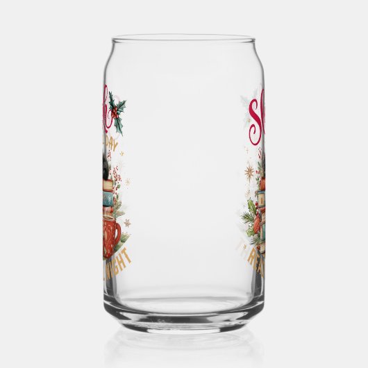 Sleigh All Day Read All Night Dosenglas (Rechts)