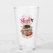Sleigh All Day Read All Night Glas (Rückseite)