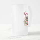 Sleigh All Day Read All Night Mattglas Bierglas (VorderseiteRechts)