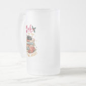 Sleigh All Day Read All Night Mattglas Bierglas (Vorderseite Links)