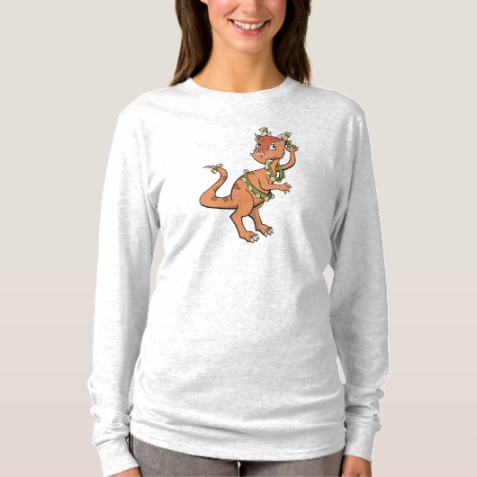 Sleigh-Bell-Dinosaurier-T - Shirt (Vorderseite)