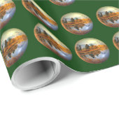 Sleigh Bells Glossy Wrapping Paper Geschenkpapier (Rolleneckpunkt)