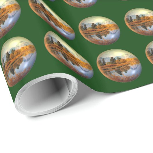 Sleigh Bells Glossy Wrapping Paper Geschenkpapier (Rolleneckpunkt)