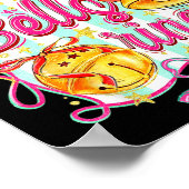 Sleigh Bells Ring Christmas Design For Girls  Poster (Ecke)