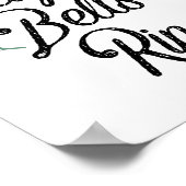 Sleigh Bells Ring / Klassisches Weihnachtsdekor Po Poster (Ecke)