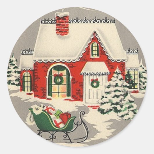 Sleigh Bells | Rundkleber Runder Aufkleber (Vorderseite)