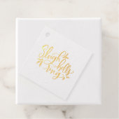 Sleigh Bells Zitat Weihnachtsfeiertag Geschenkanhänger (Mit Box)