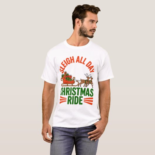 Sleigh Das Weihnachtsfest im T-Shirt (Vorne ganz)