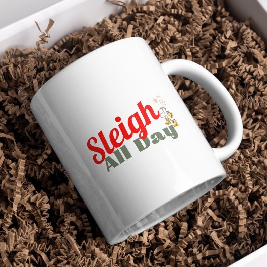 Sleigh Den ganzen Tag, Weihnachten Tasse