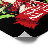 Sleigh Der ganze Tag Niedlich Poster (Ecke)