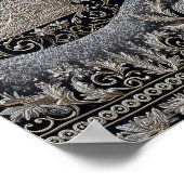 Sleigh Embroidery Poster (Ecke)