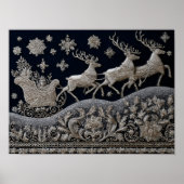 Sleigh Embroidery Poster (Vorne)