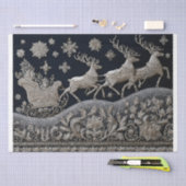 Sleigh Embroidery Seidenpapier (Handwerk)