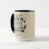 Sleigh-Fahrten und heißer Kakao - WeihnachtsTasse Tasse (Vorderseite Links)