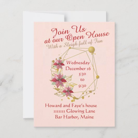 Sleigh Full of Fun Holiday Einladung (Vorderseite)