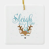 Sleigh Ganztagsüber Keramikornament (Vorderseite)