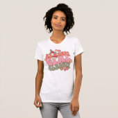 Sleigh Girl Sleigh Niedlicher Weihnachtsurlaub T-Shirt (Vorne ganz)