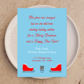 Sleigh New Address Holiday Moving Ankündigung