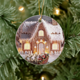 Sleigh-Ornament Keramik Ornament