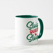 Sleigh Queen Christmas Tasse (VorderseiteRechts)