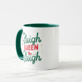 Sleigh Queen Christmas Tasse (Vorderseite Links)