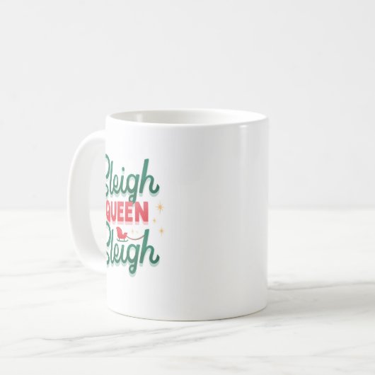 Sleigh Queen Sleigh Tasse (Vorderseite Links)