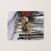 Sleigh Reiten im Snow Collection Puzzle (Horizontal)