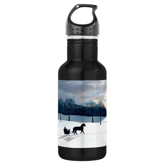 Sleigh Ride Edelstahlflasche (Vorderseite)