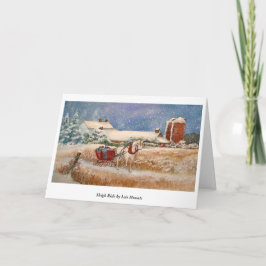 Sleigh Ride Feiertagskarte