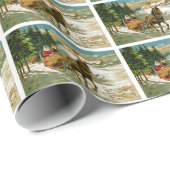 Sleigh Ride Geschenkpapier (Rolleneckpunkt)