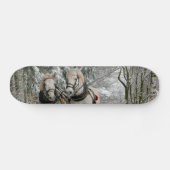 Sleigh Ride im Snowy Forest Skateboard (Horizontal)