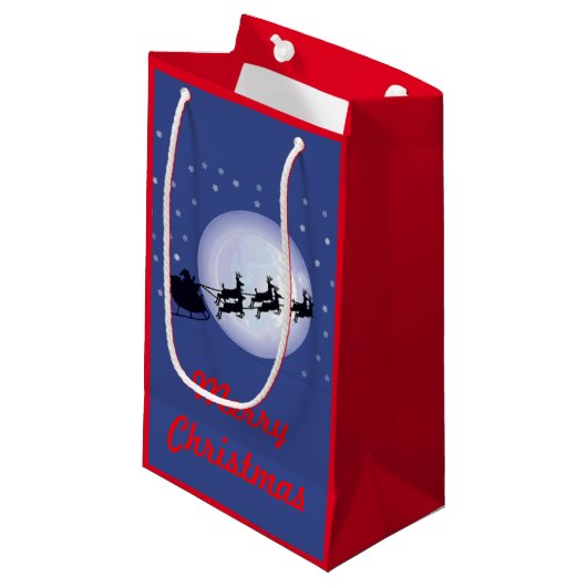 Sleigh Ride Kleine Geschenktüte (Vorderseite Schrägansicht)